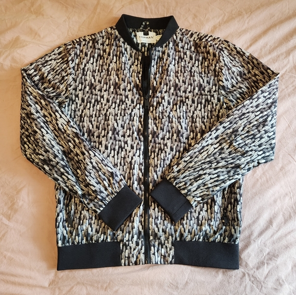 Topman "Paint Stroke" Bomber - Picture 1 of 4